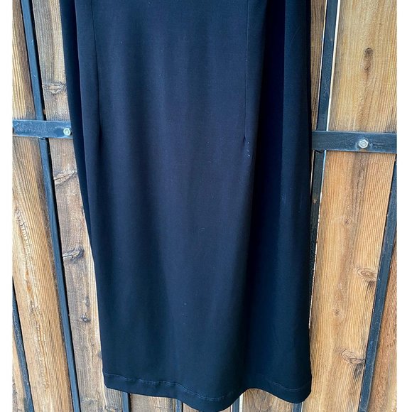 Jeweled Top Black and White AA Studio Cocktail Dress — Size 12 - Picture 4 of 5